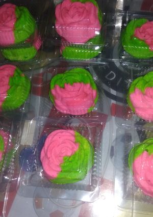 Foto resep Bolu mawar kukus