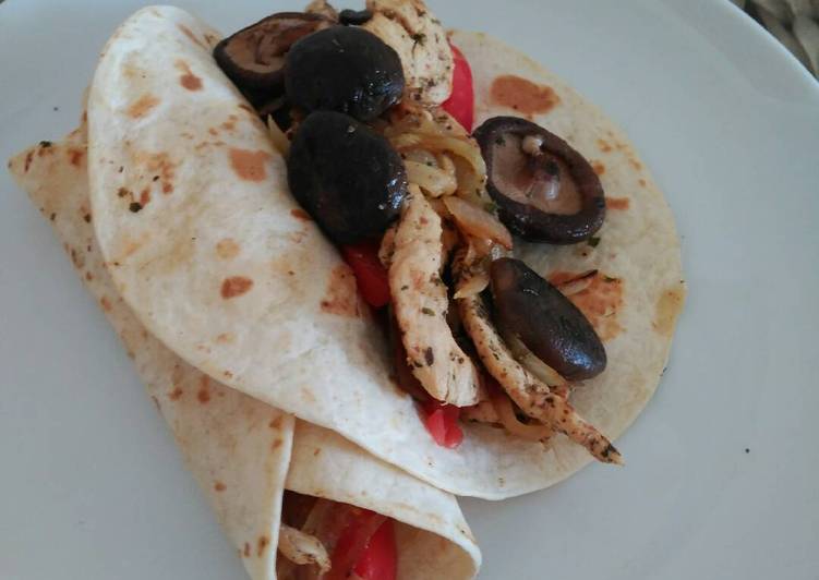 Easiest Way to Prepare Award-winning Shiitake &amp; Chicken Tacos