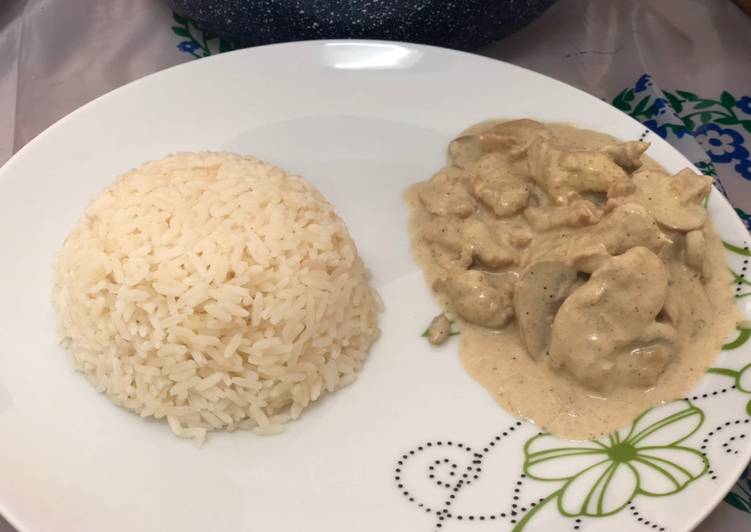 دجاج ستروغونوف