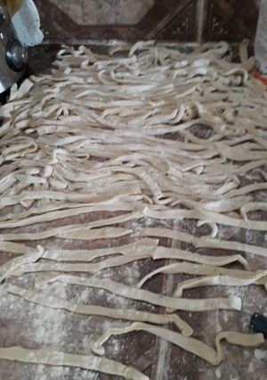 Una foto de Fideo caseros