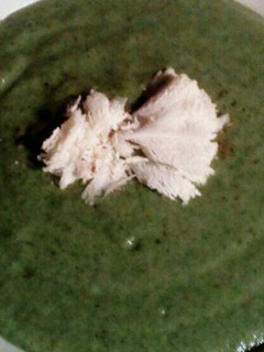 Una foto de Puré de brócoli