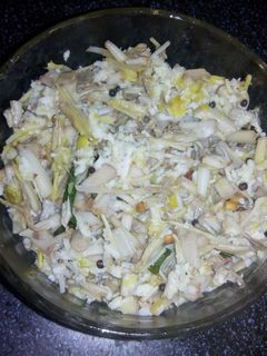 வாழைப்பூ பொரியல் (Vaazhaipoo poriyal recipe in tamil) செய்முறை முக்கிய புகைப்படம்