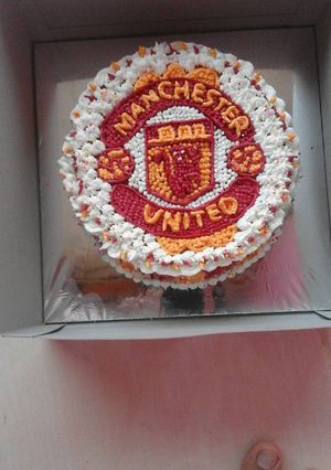 Foto resep cake ultah CLUB MU