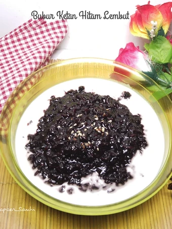 Cara Gampang Membikin Resep Bubur Ketan Hitam Lembut [hemat gas] yang Bisa Manjain Lidah Anti Ribet, Uenak Banget