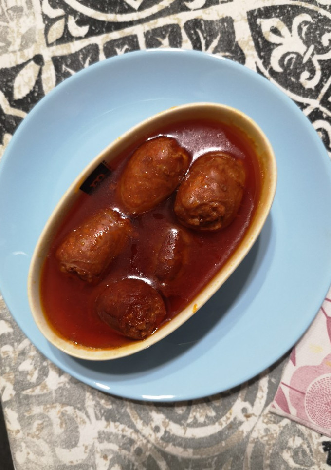 Una foto de Chorizos a la sidra