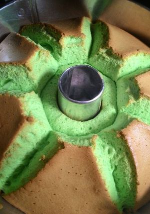 Foto resep Chiffon Pandan Putih Telur wangiiii no bau telur