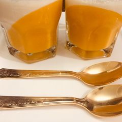 A picture of Mango Panna Cotta.