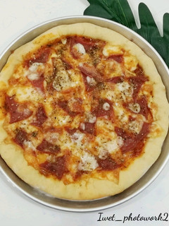 Foto resep Pizza Meat Lovers cheese Mayo