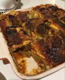 Pastelon de Plátanos Maduros y Vainitas
