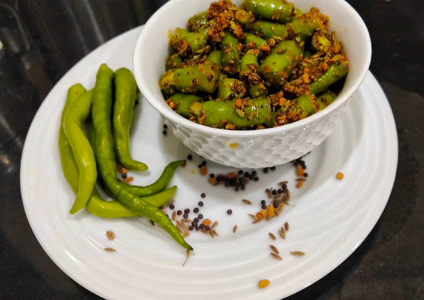 Green Chilli Pickle