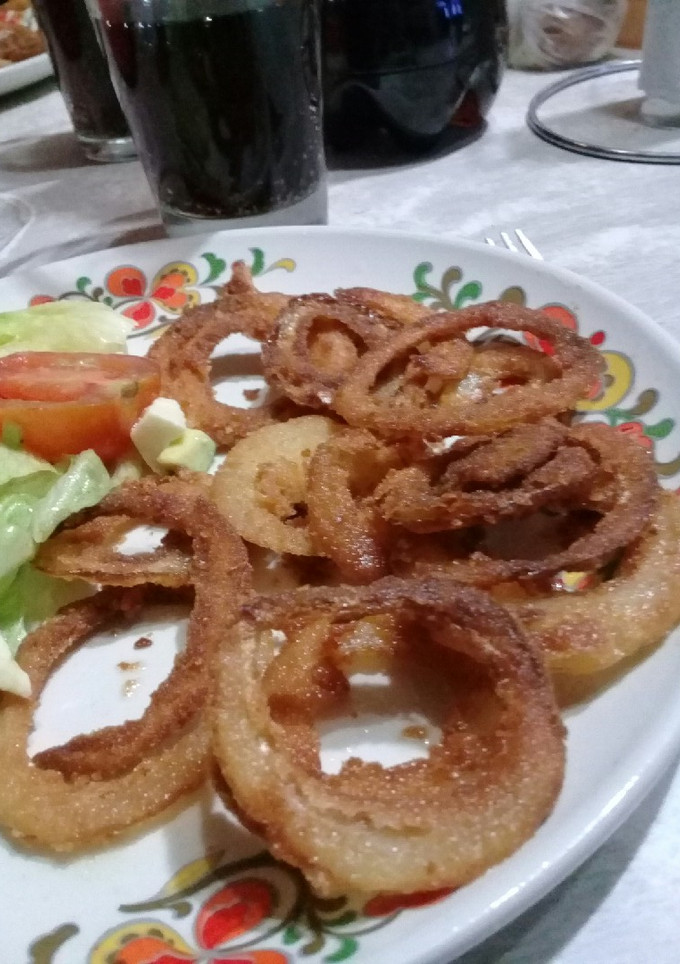 Una foto de Aros de cebolla