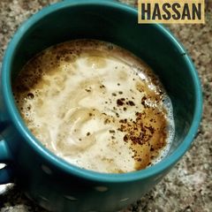 A picture of Creamy coffee ☕.