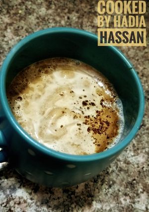 A picture of Creamy coffee ☕.