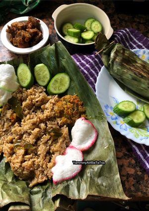 Foto resep Nasi Bakar Ayam Kecap