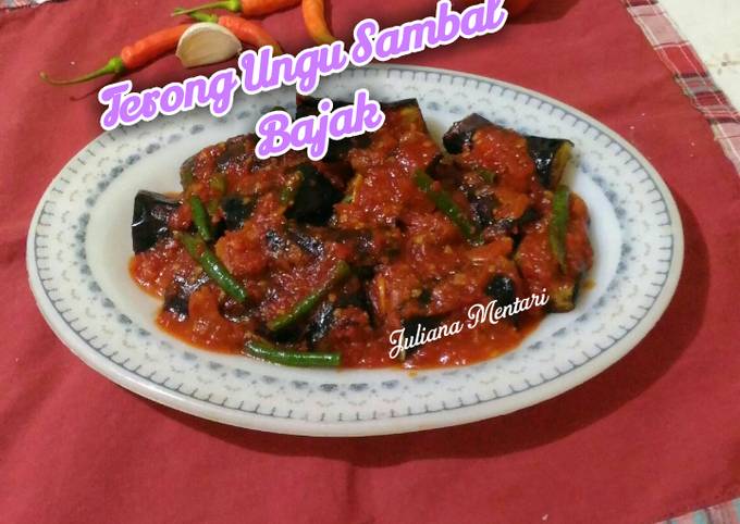 Langkah Mudah untuk Menyiapkan Terong Ungu Sambal Bajak Anti Gagal
