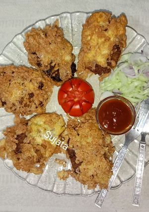 চিকেন ওনিয়ন কবিরাজি (Chicken onion kobiraji recipe in bengali) রেসিপির প্রধান ছবি