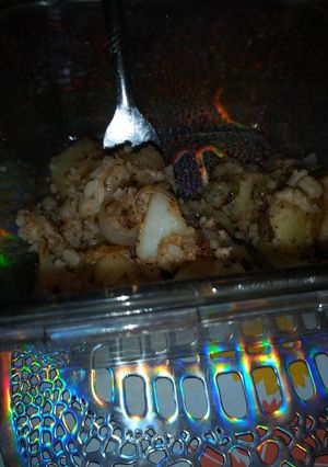 A picture of Boudin fried tatos.