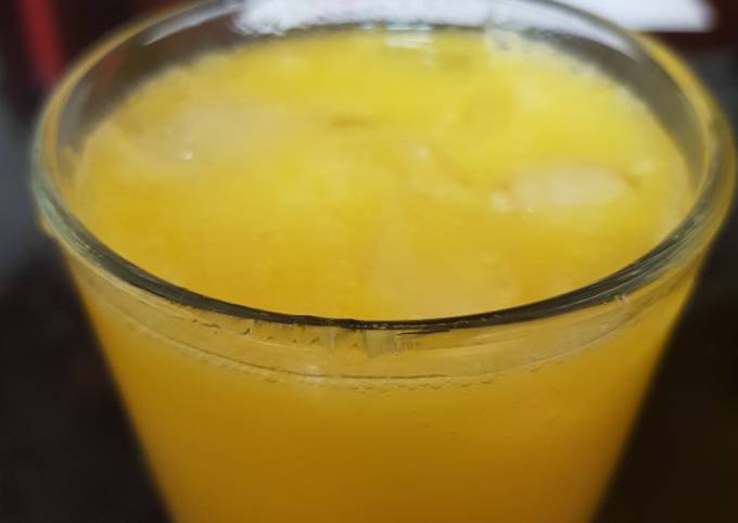 My Mango & Mandarin Juice 😘 #2flavours Recipe By Maureen 😀 - Cookpad