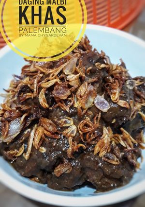 Foto resep Daging malbi khas palembang