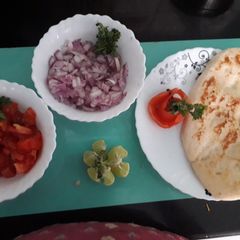 A picture of Kulcha/ bread.