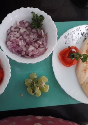 A picture of Kulcha/ bread.
