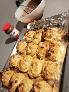 Una foto de Profiteroles