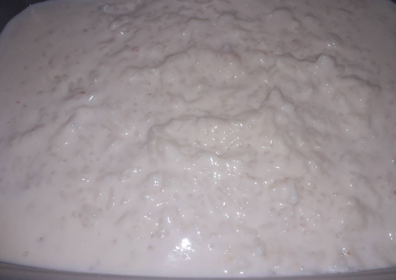 Arroz con leche cremoso