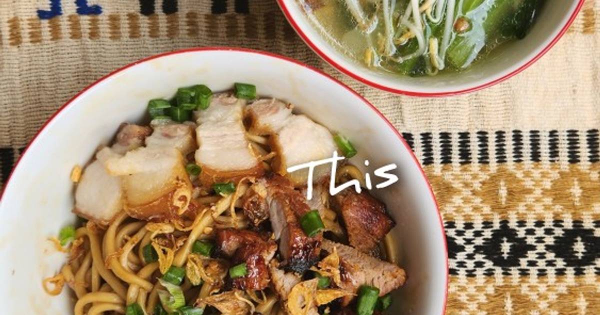 Resep Mie Yamin Manis Charsiu Oleh This Cookpad