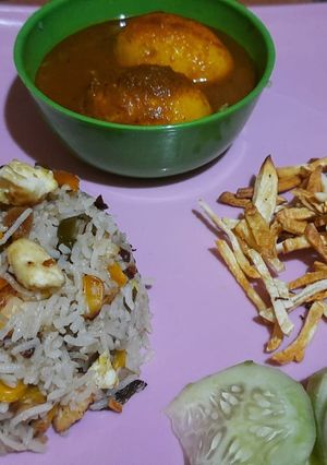 মিক্সড ফ্রাইড রাইস (mixed fried rice recipe in Bengali) রেসিপির প্রধান ছবি