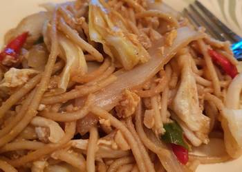 Easiest Way to Cook Perfect Thai stirfry spaghetti