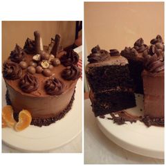 A picture of Rich Chocolate cake.
