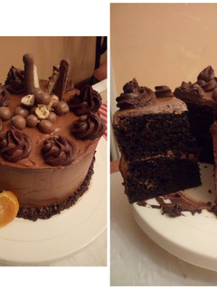 A picture of Rich Chocolate cake.