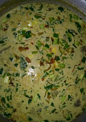 Foto resep Soto babat kuning kuah santan