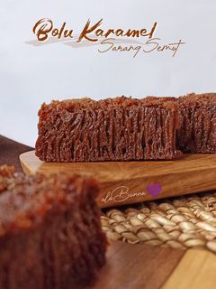 Foto resep 432. Bolu Karamel / Sarang Semut (Tanpa Oven&Mixer)