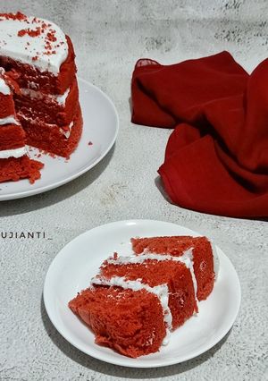 Foto resep Red Velvet Kukus Ekonomis