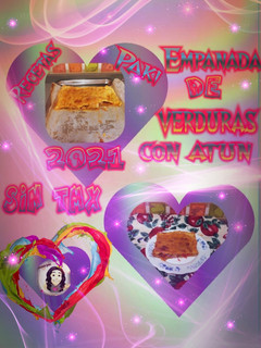 Una foto de Empanada casera 🌯de 🧅verduras rellenar de atún a mi manera