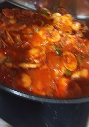 عکسی از دستور سوسیس بندری (آتشی🔥)