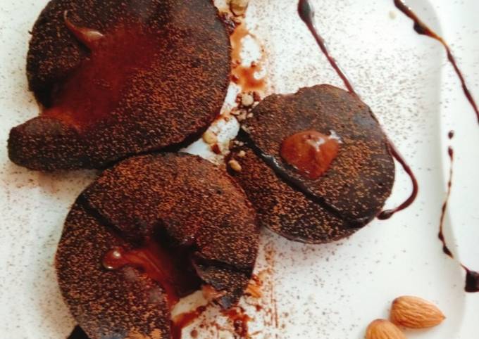 Recipe of Perfect Chocolate lava cake (without egg and oven)