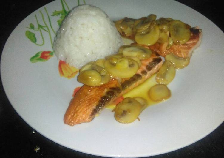 Naranja salmon salsa receta