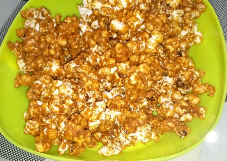 How to Prepare Quick Salted Caramel Popcorns