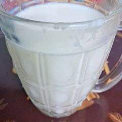 Nutritious soya milk A picture of Nutritious soya milk.