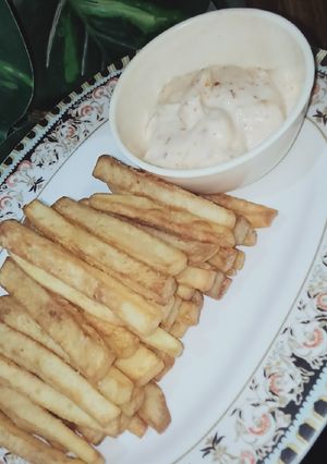 A picture of Crispy fries 🍟🍟🍟😋😋.