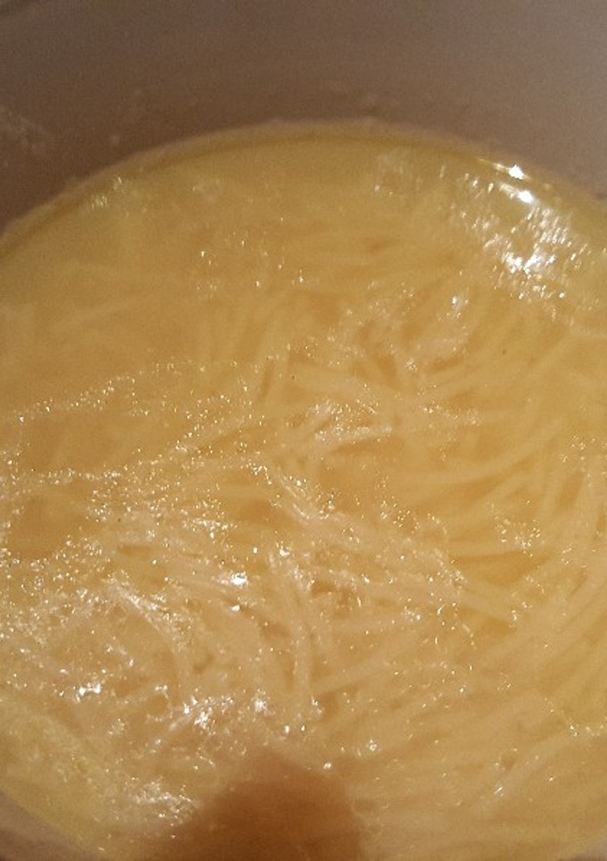 Una foto de Sopa de vainas