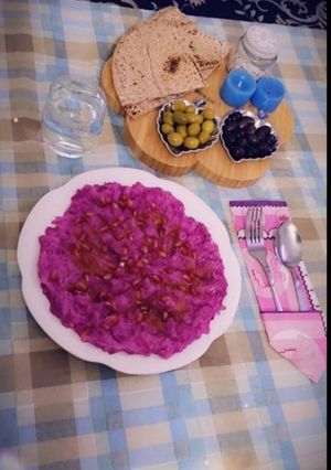 صورة لوصفة سلطه الشمندر