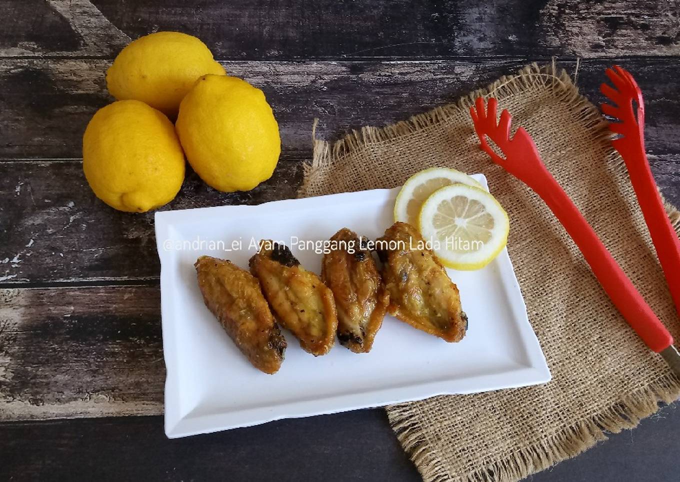 Ayam Panggang Lemon Lada Hitam