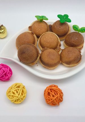 A picture of Yogurt Cheese Crispy Mini Cakes - Parent-Child Baking.