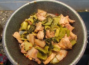 Hình của món Thịt xào cải chua.