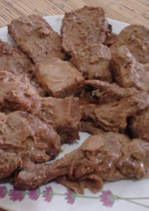 Foto resep Ayam dan Tempe Bacem Spesial dengan Santan