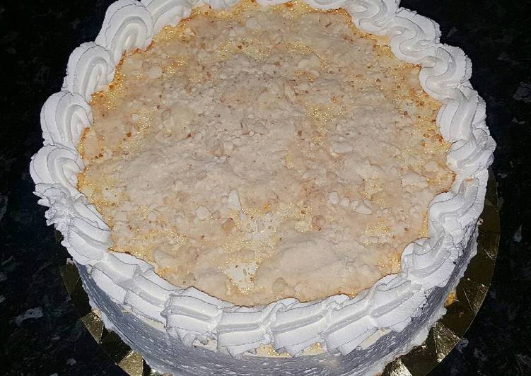 Tarta Polvito uruguayo (con bizcocho)