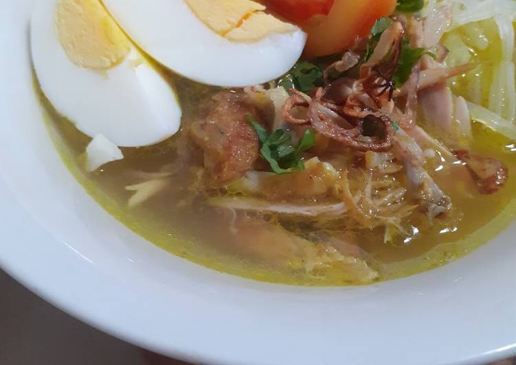 Cara Gampang mengolah Soto ayam bening yang Lezat